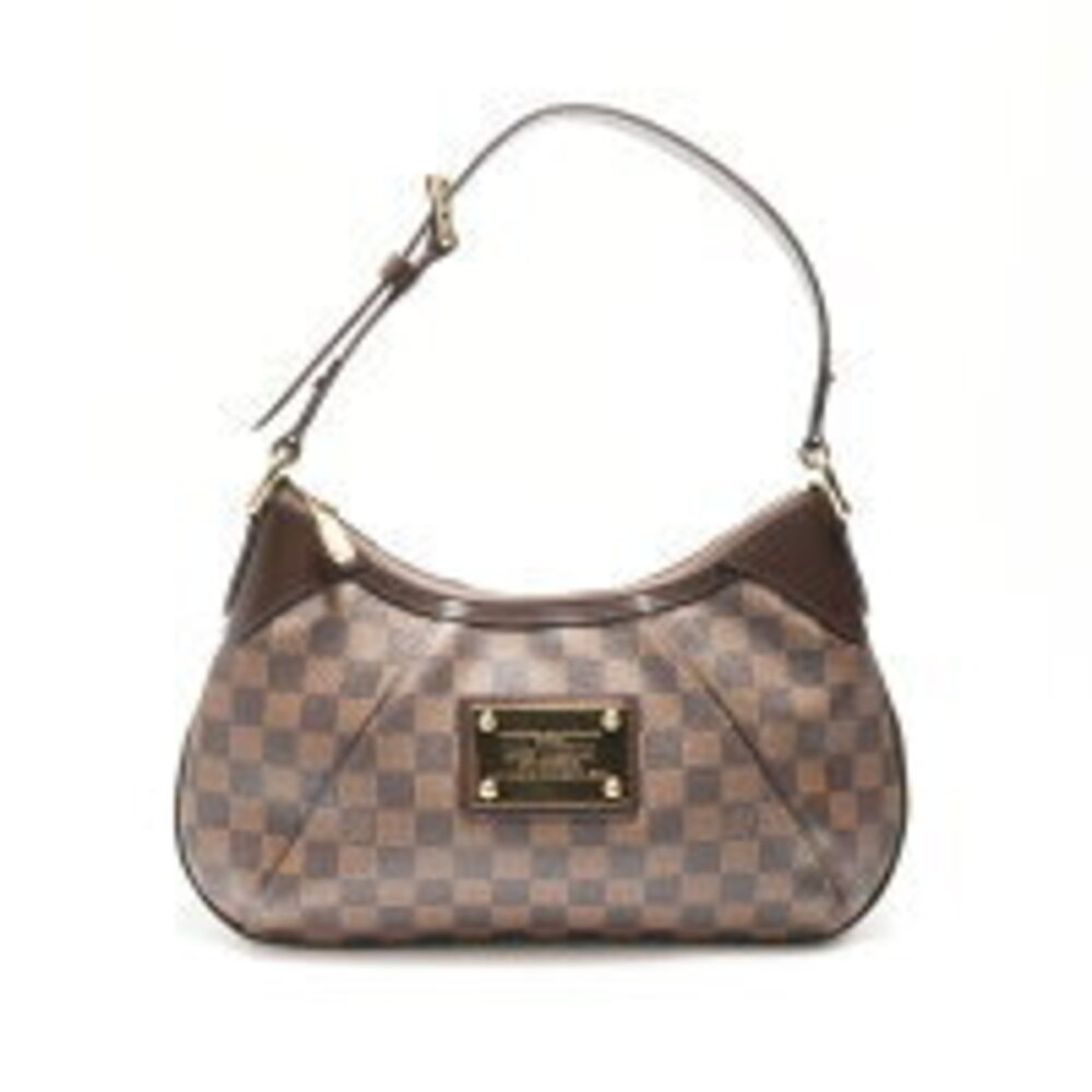 Louis Vuitton Damier Thames Shoulder Bag Brown
